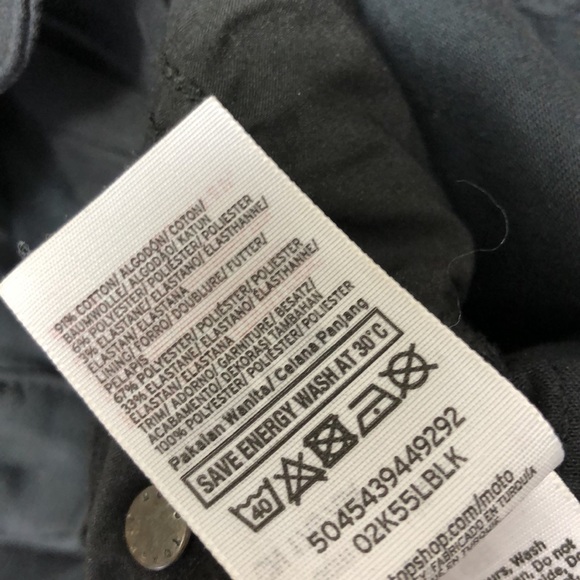 RARE TOPSHOP MOTO FISHNET JAIME JEANS - Picture 9 of 9